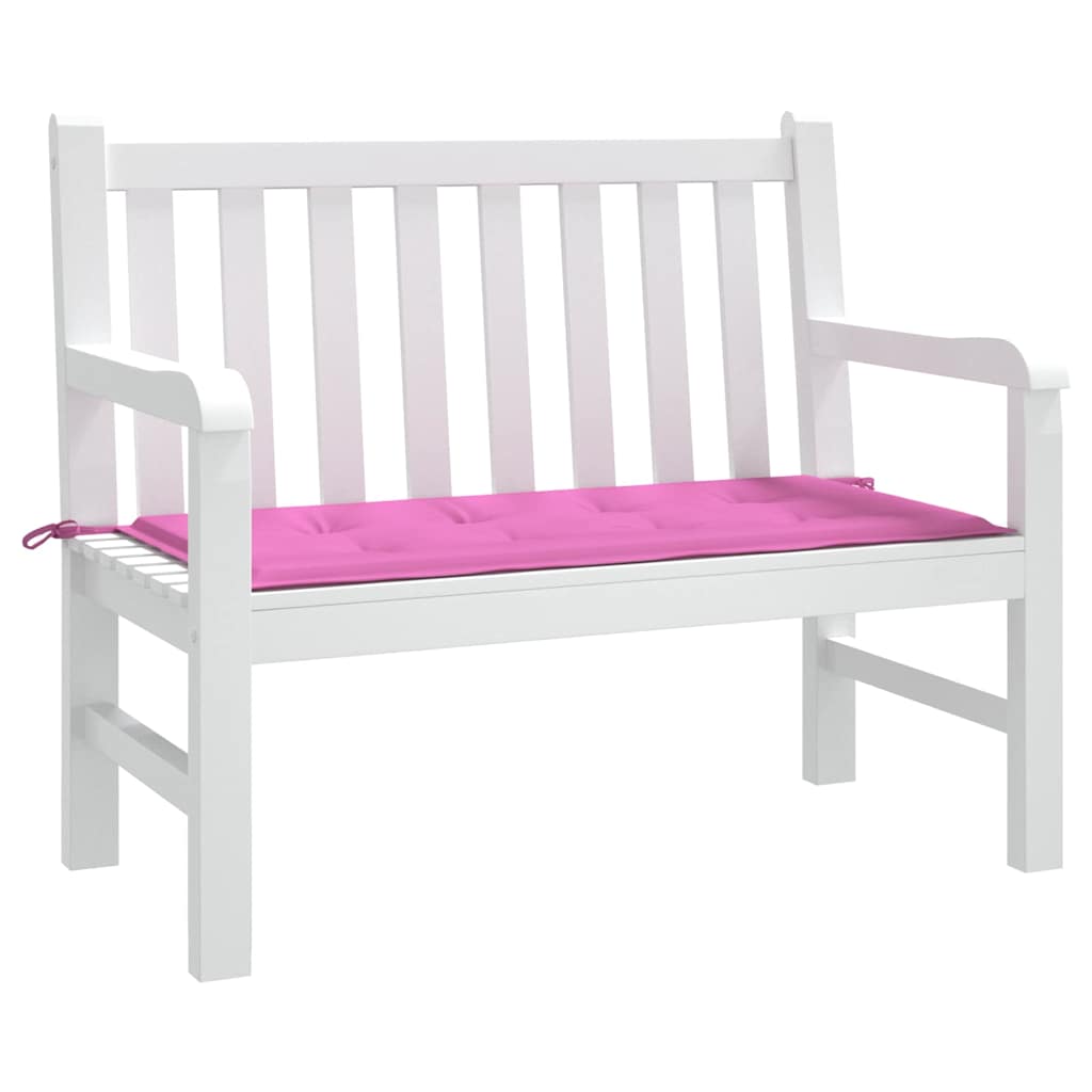 Vidaxl stoel pad effen roze 100 x 50 x 3 cm oxford stof