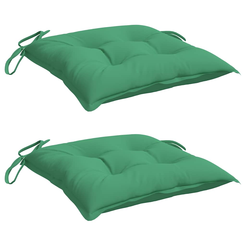 Vidaxl palletkussens 2 st 50x50x7 cm oxford stof groen