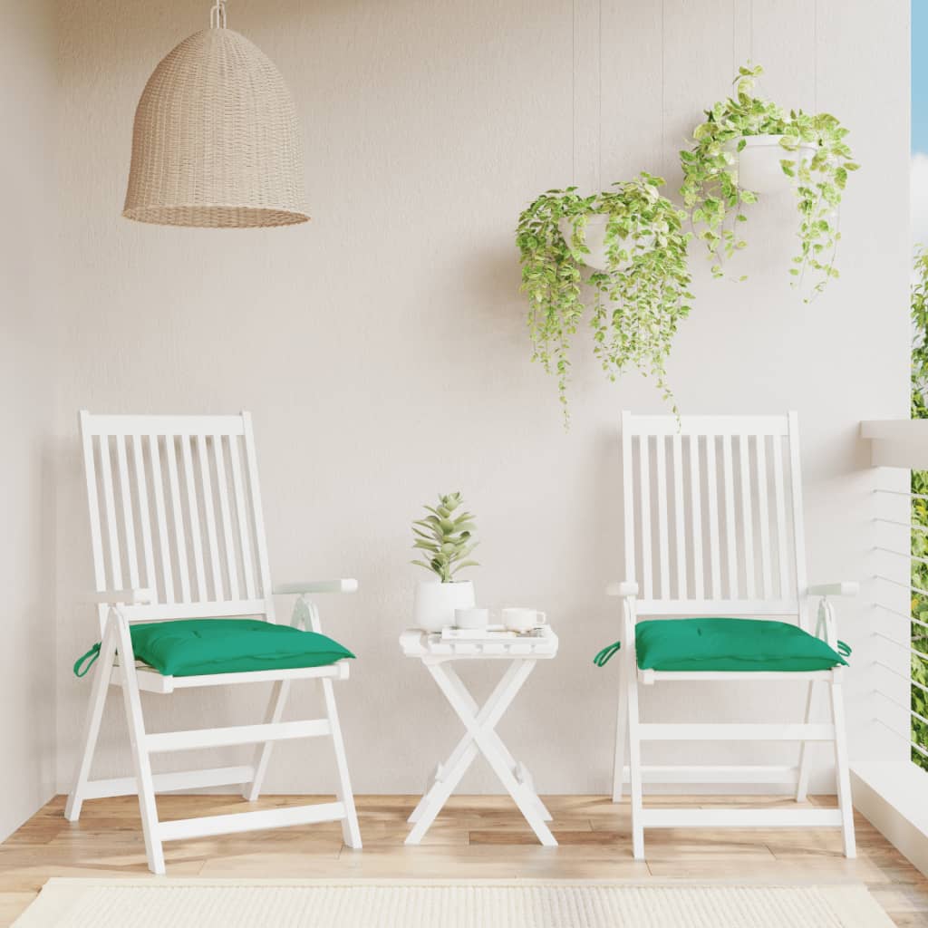 Vidaxl palletkussens 2 st 50x50x7 cm oxford stof groen