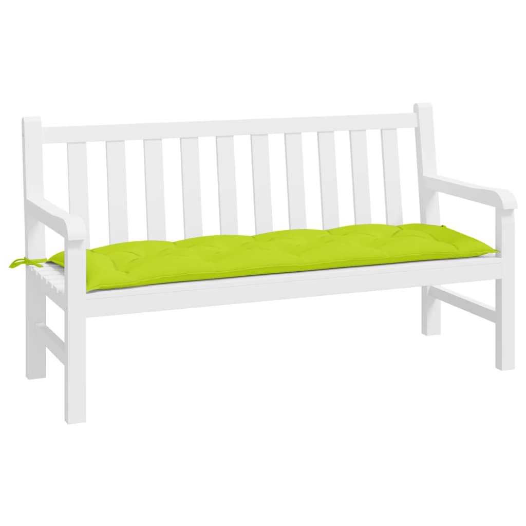 Vidaxl tuinbankkussen 150x50x7 cm oxford stof heldergroen