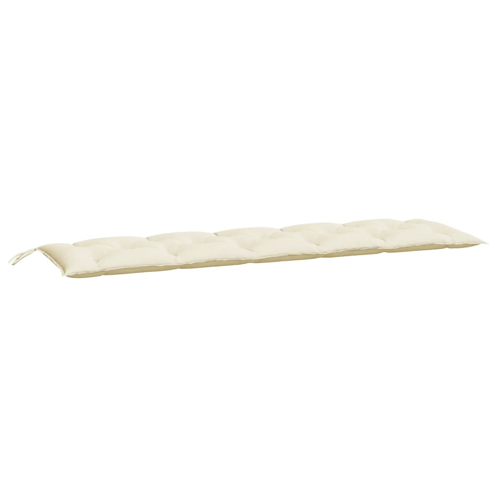Vidaxl tuinbankkussen 180x50x7 cm oxford stof crèmekleurig