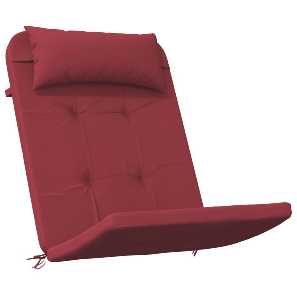 Vidaxl stoelkussens 2 st adirondack oxford stof wijnrood