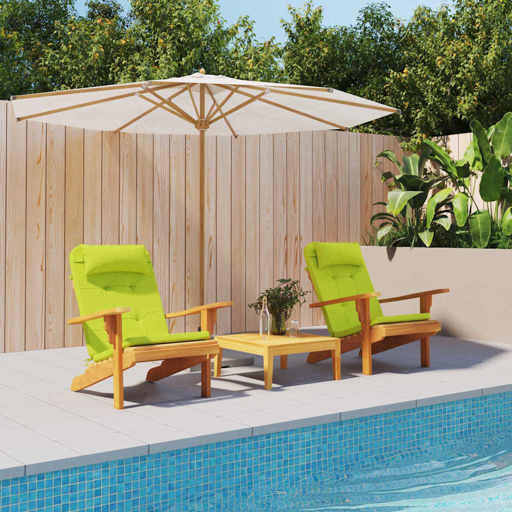Vidaxl stoelkussens 2 pcs helder groen 58 x 77 x 4,5 cm oxford stof