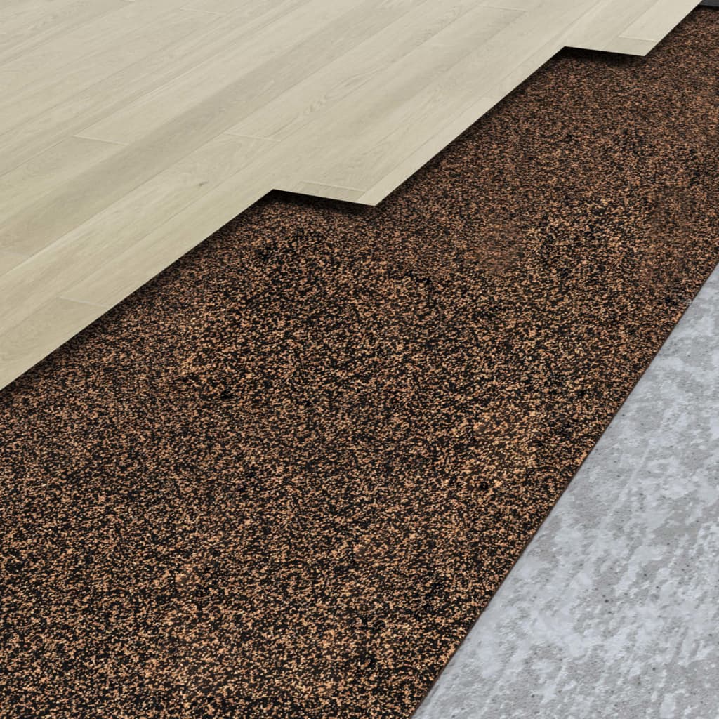 VidaXL Kurkrol 100x1000 cm 2 mm rubber