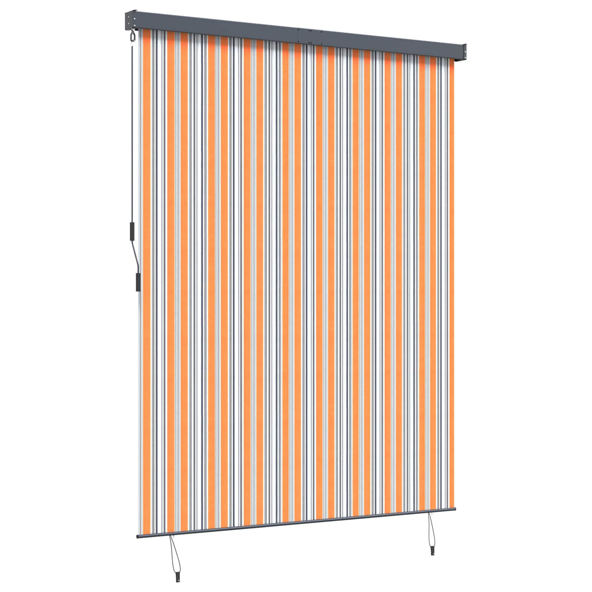 Vidaxl rolgordijn geel en blauw 200 x 250 cm stof en aluminium