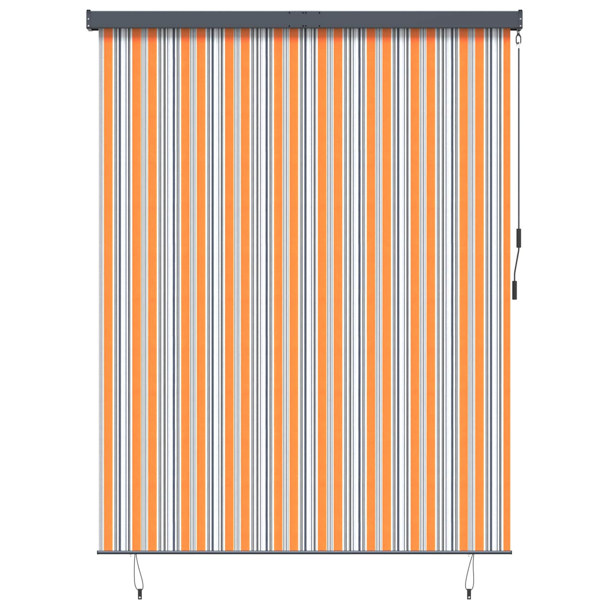 Vidaxl rolgordijn geel en blauw 200 x 250 cm stof en aluminium