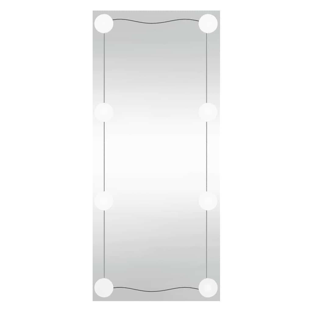 Vidaxl wandspiegel met led's rechthoekig 40x80 cm glas