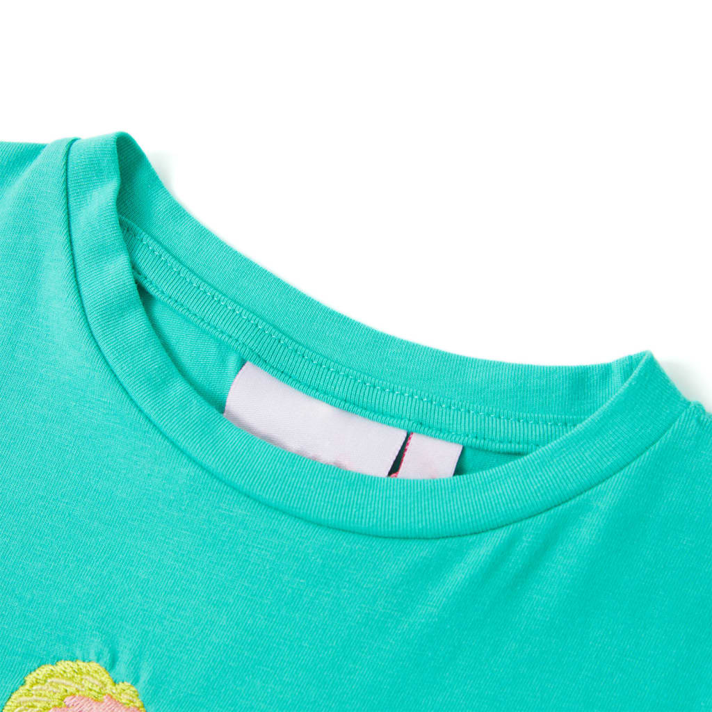 Vidaxl kindershirt 116 mintkleurig