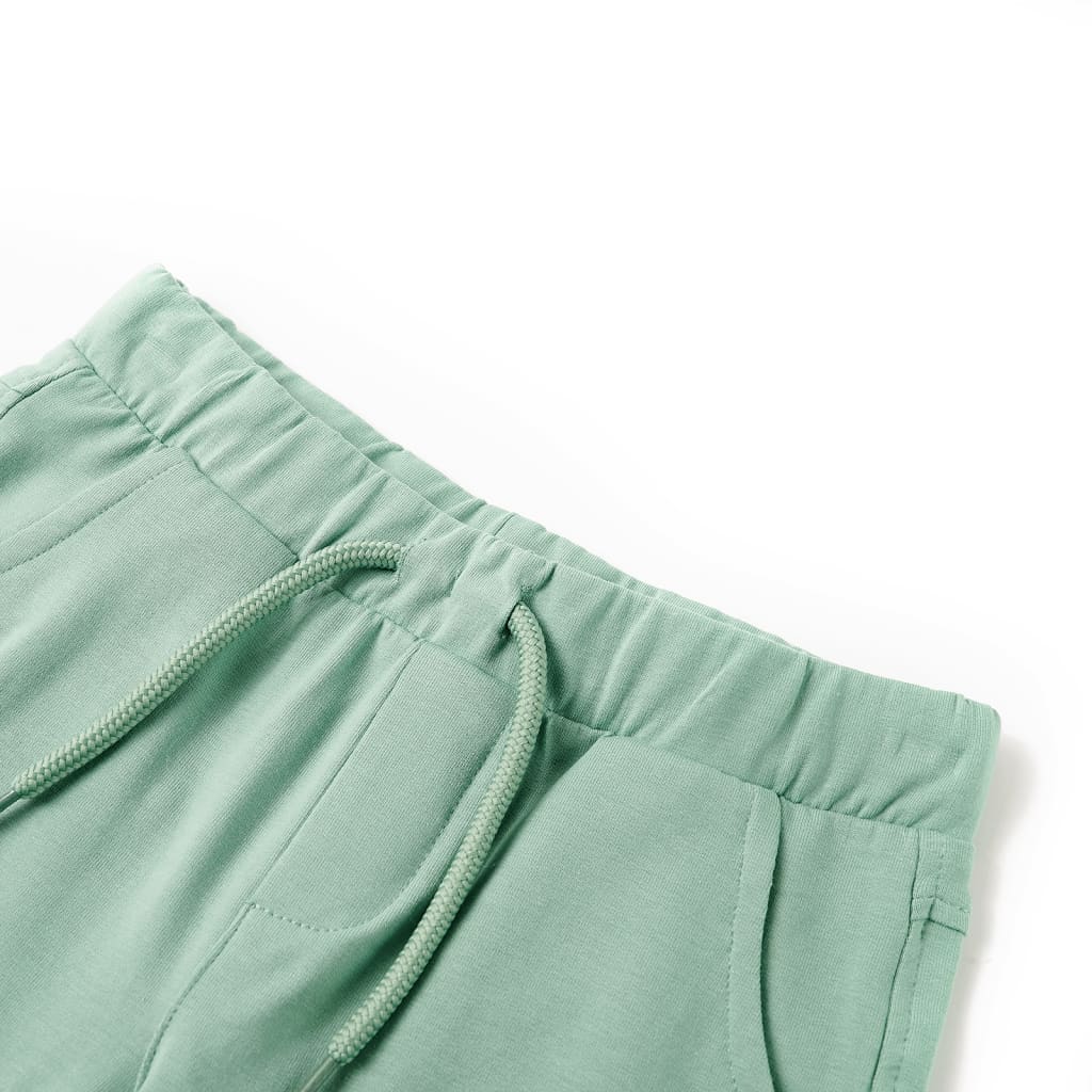 Vidaxl kindershorts met trekkoord 104 lichtkaki