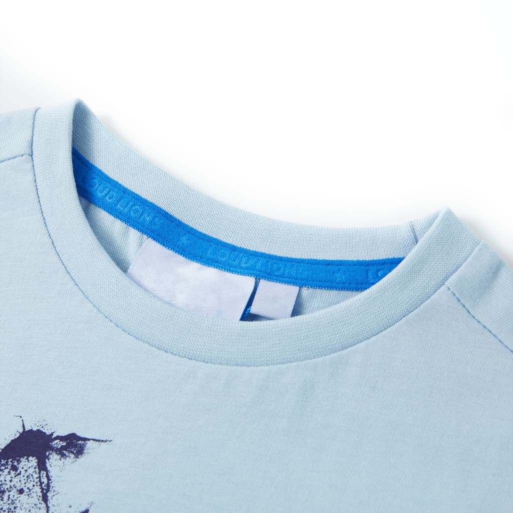 VidaXL Kindershirt 140 lichtblauw