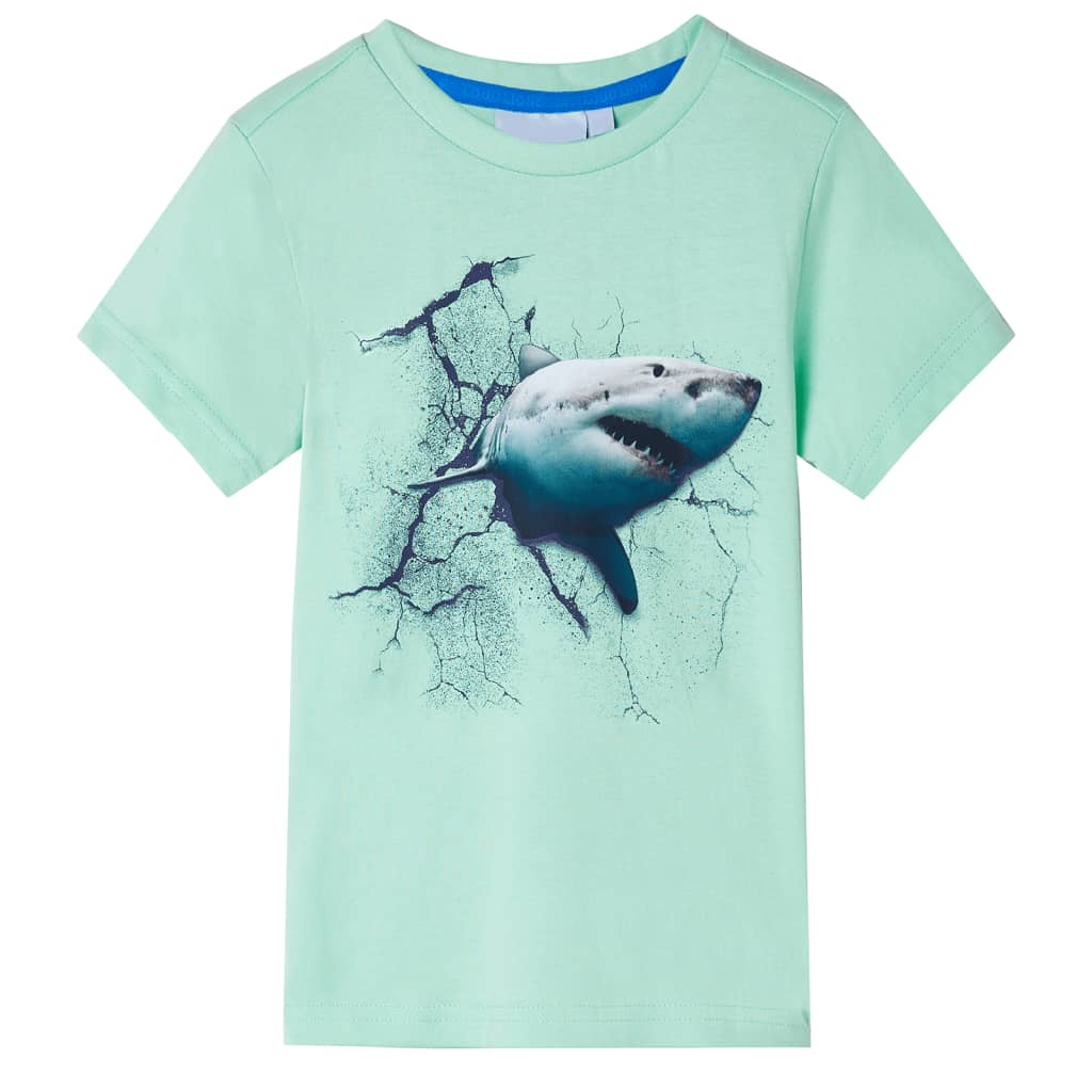 VidaXL Kindershirt 92 lichtgroen