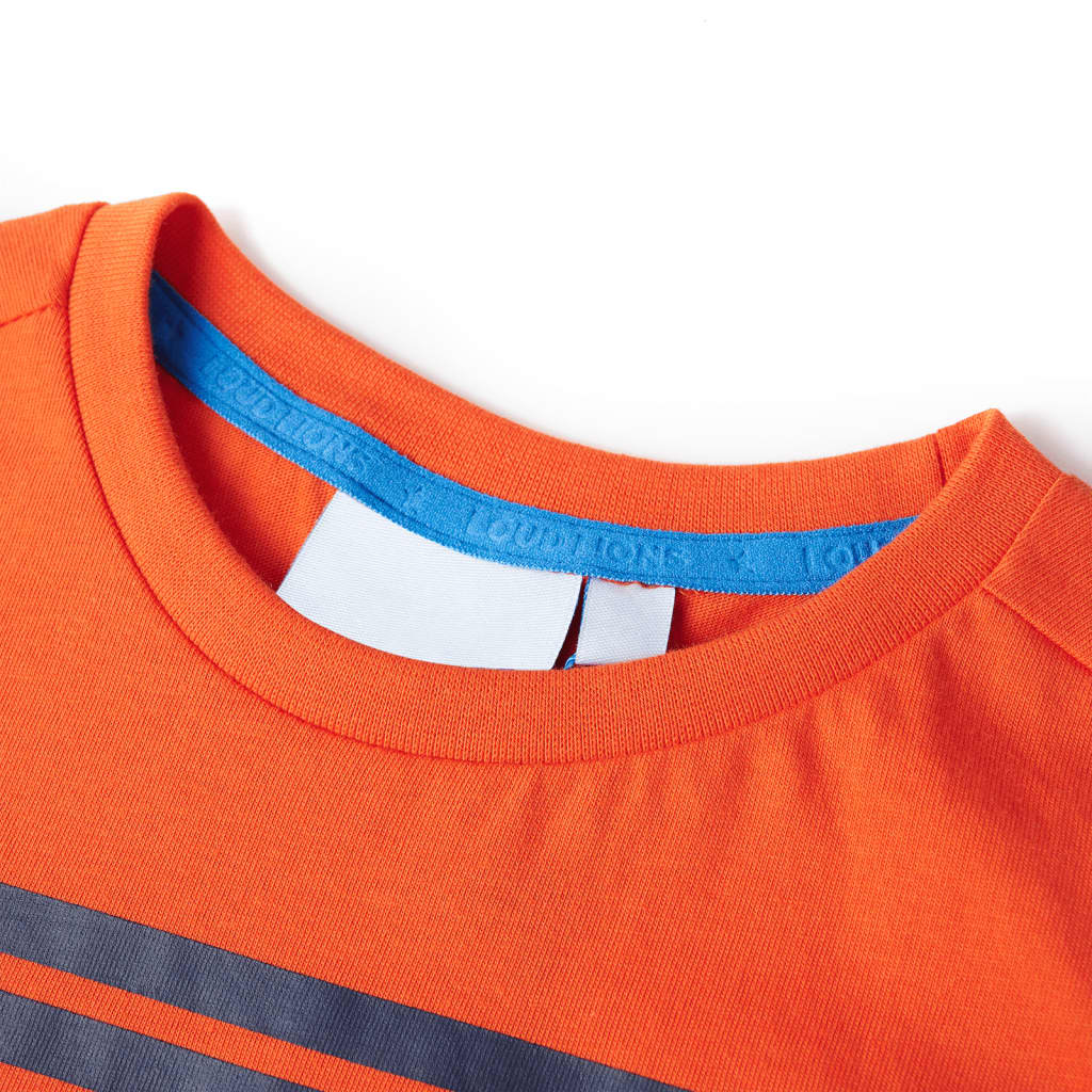 Vidaxl kindershirt 128 donkeroranje