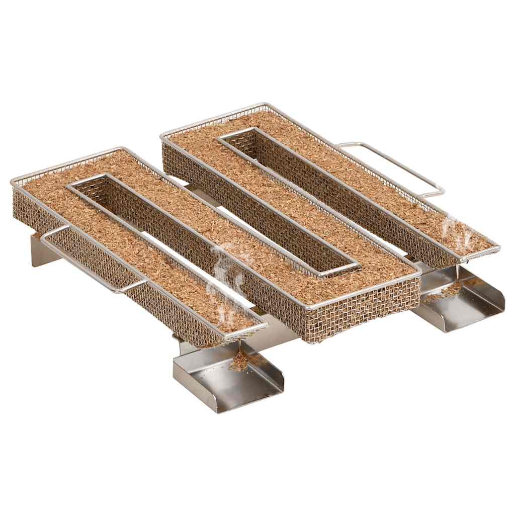 Vidaxl rookgenerator koud 4-zijdig 22,5 cm roestvrij staal