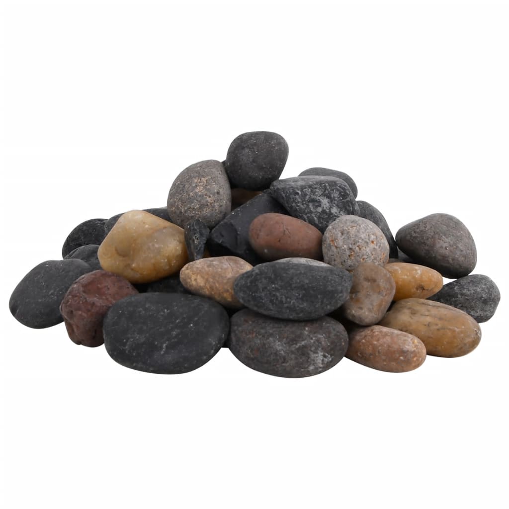 Vidaxl kiezelstenen gepolijst 5-8 cm 10 kg meerkleurig