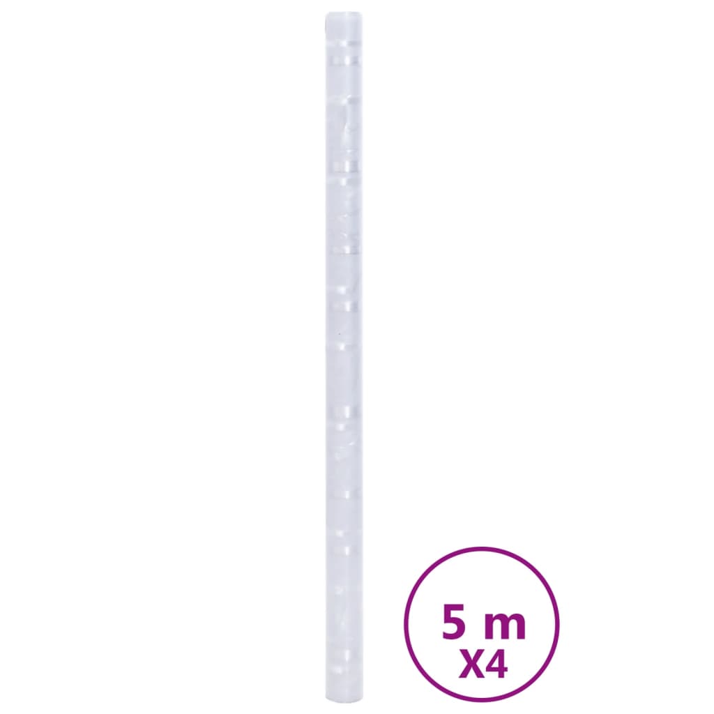 Vidaxl raamfolies 4 st mat bamboepatroon pvc