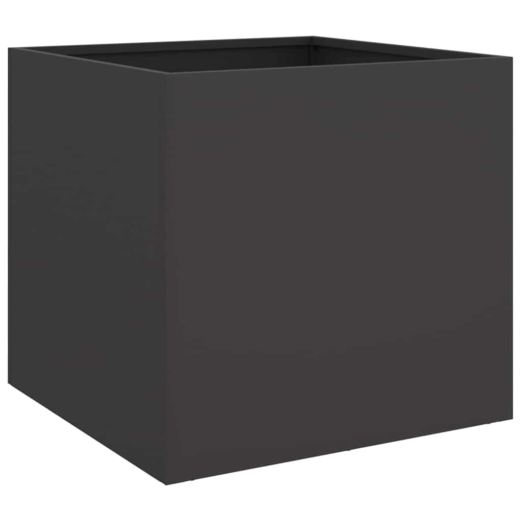 Vidaxl plantenbak 42x40x39 cm staal zwart