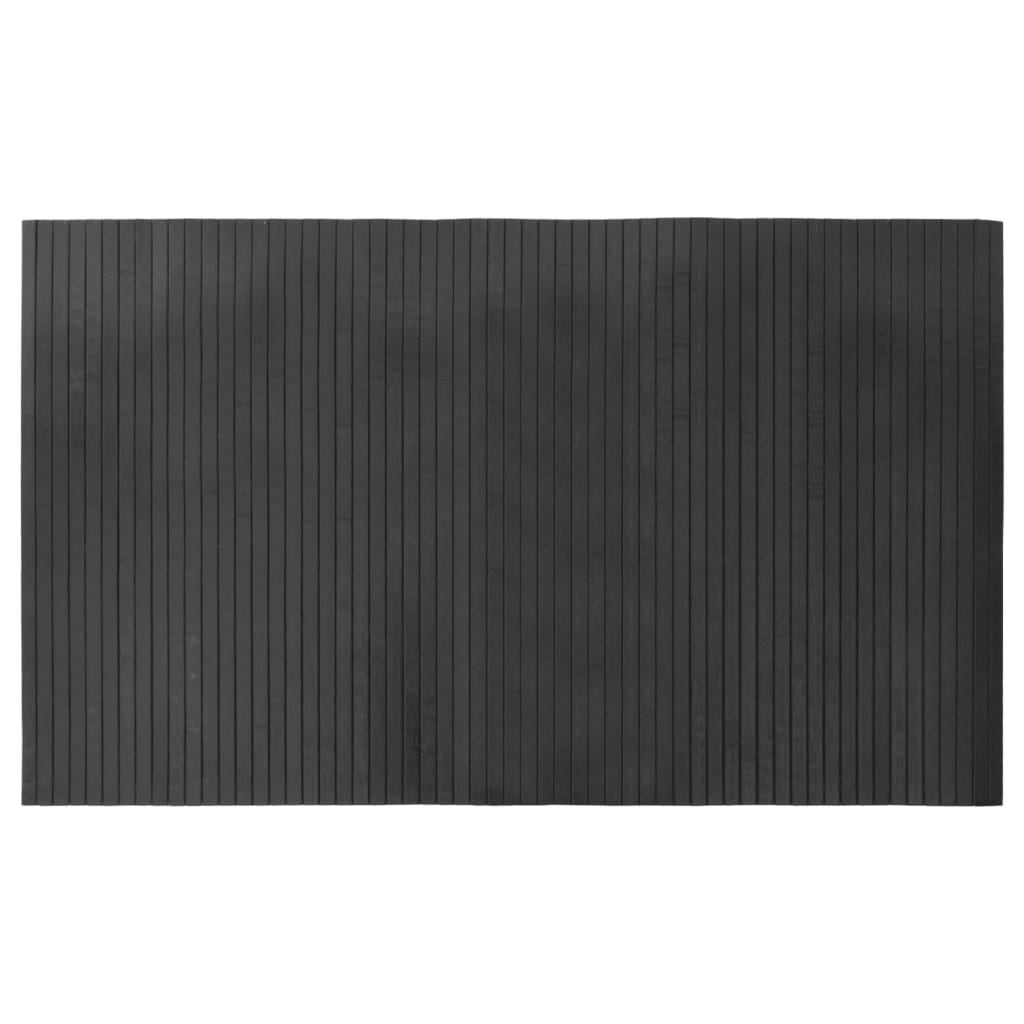 Vidaxl vloerkleed rechthoekig 60x100 cm bamboe grijs