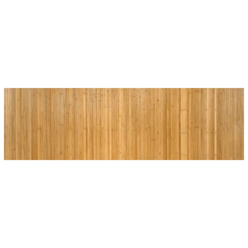 Vidaxl vloerkleed rechthoekig 60x200 cm bamboe naturel