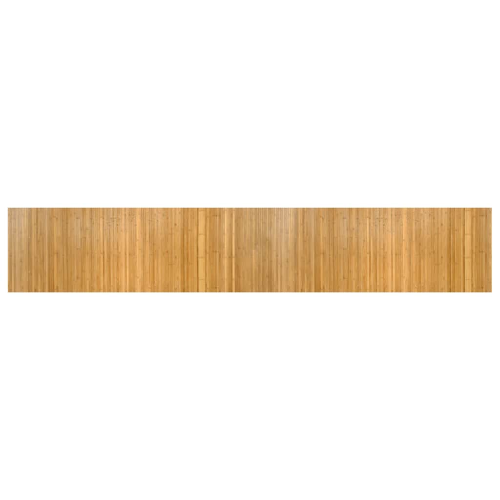 Vidaxl vloerkleed rechthoekig 70x400 cm bamboe naturel