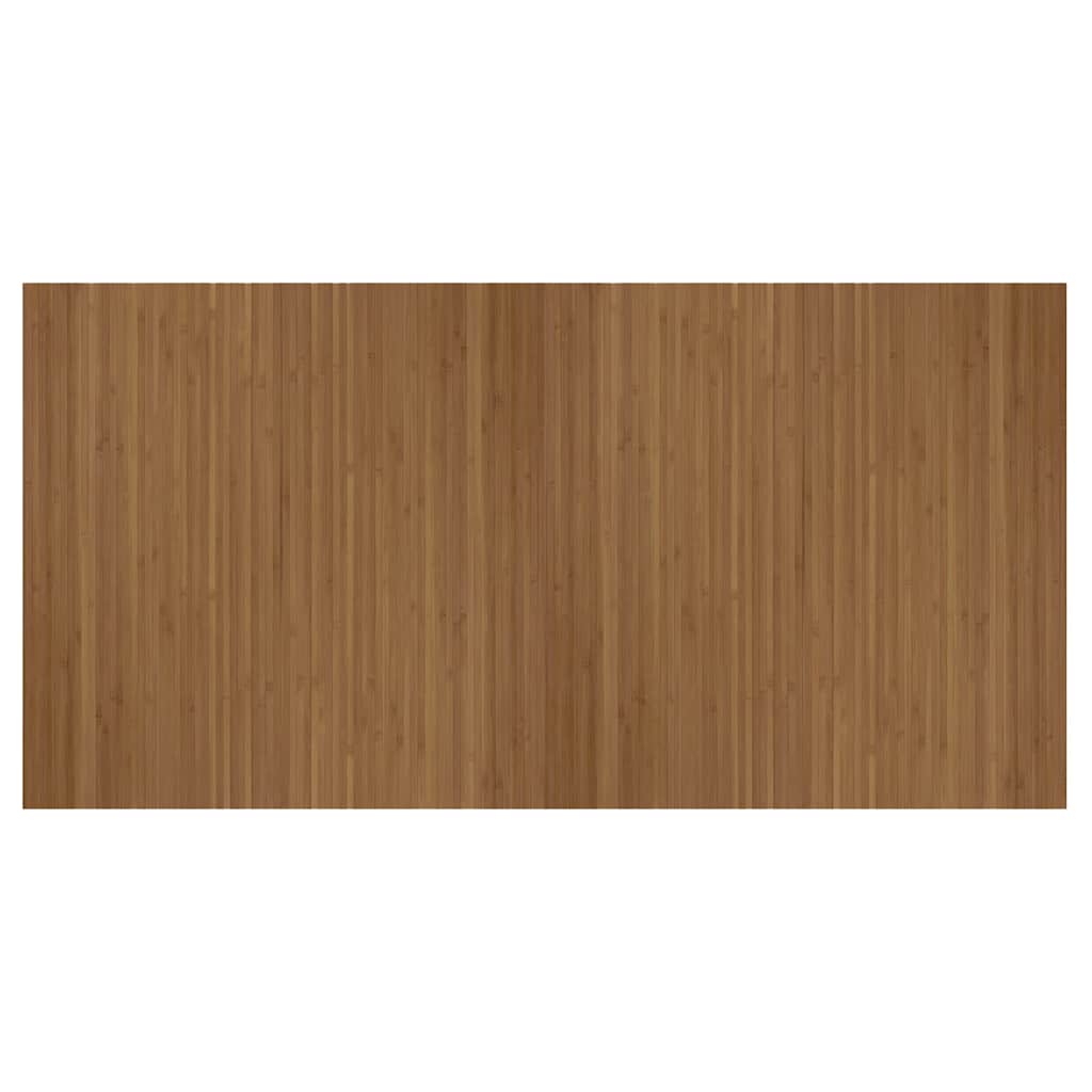 Vidaxl vloerkleed rechthoekig 100x200 cm bamboe bruin