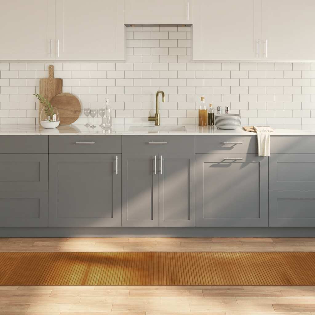 Vidaxl vloerkleed rechthoekig 60x400 cm bamboe bruin