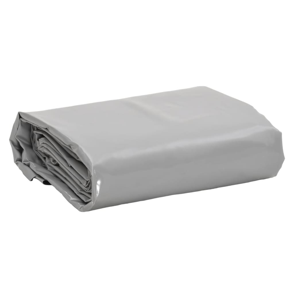 Vidaxl dekzeil 650 g m² 1,5x2,5 m grijs