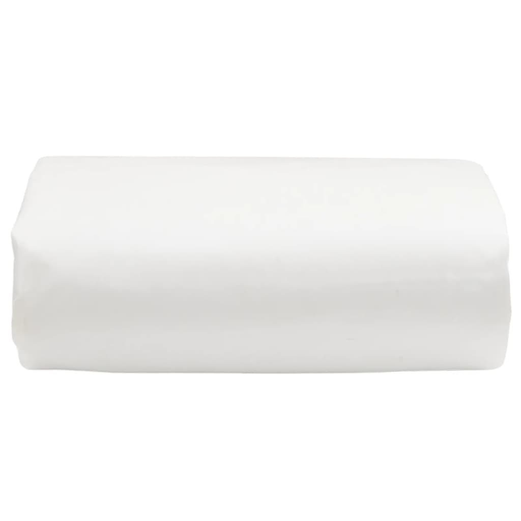 Vidaxl dekzeil 650 g m² 5x8 m wit