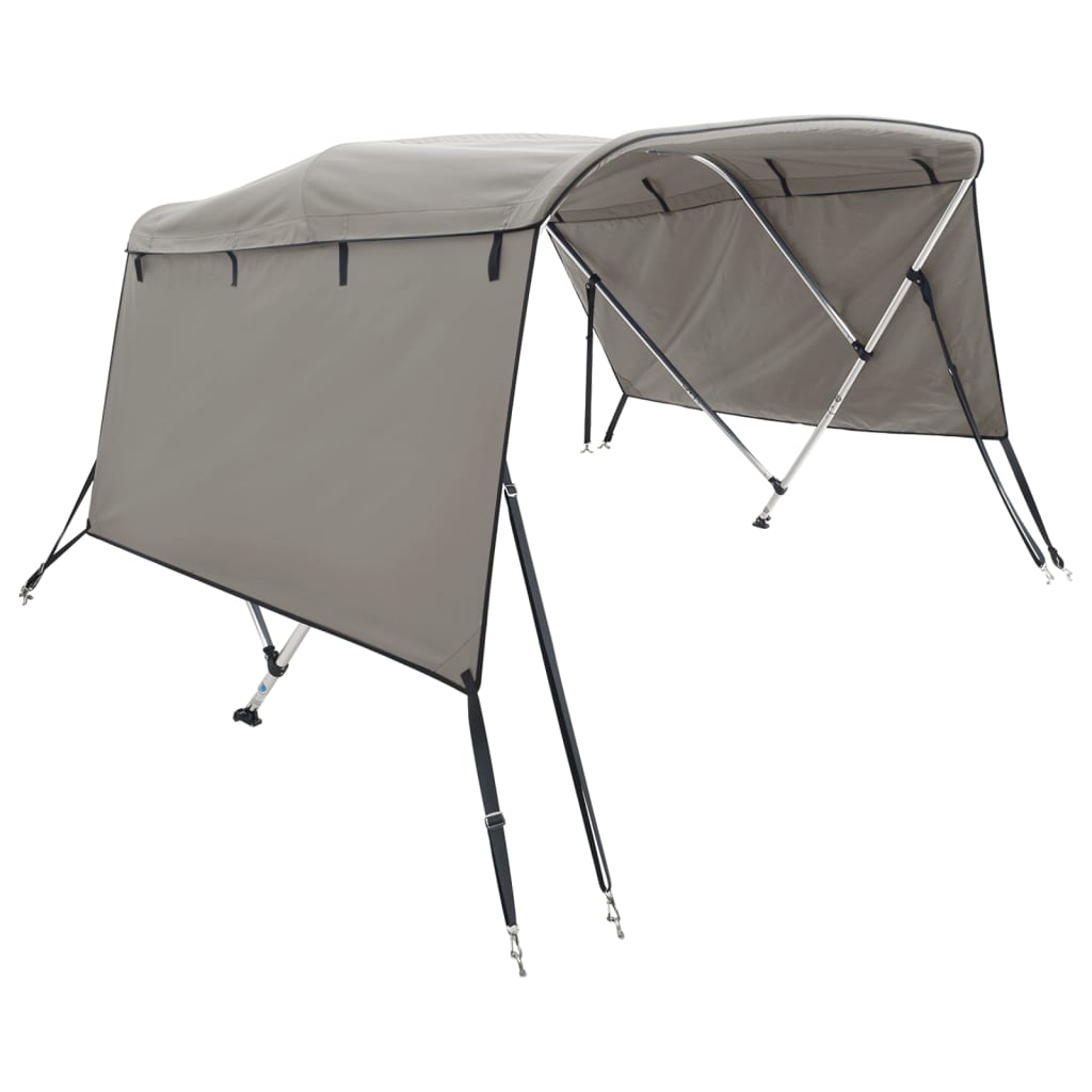 Vidaxl biminitop 3 bogen met zijwanden 183x(137-152)x137 cm