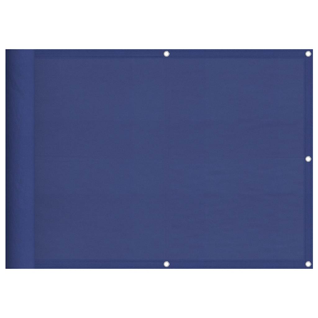 Vidaxl balkonscherm 75x700 cm 100% oxford polyester blauw