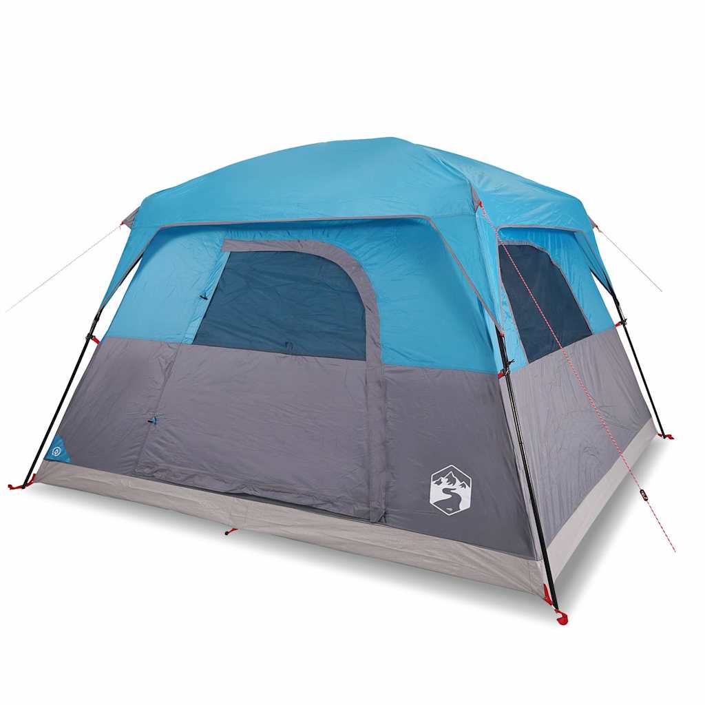 Vidaxl tent 4-persoons waterdicht blauw