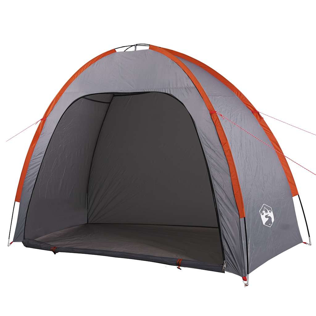 Vidaxl opbergtent waterdicht grijs en oranje