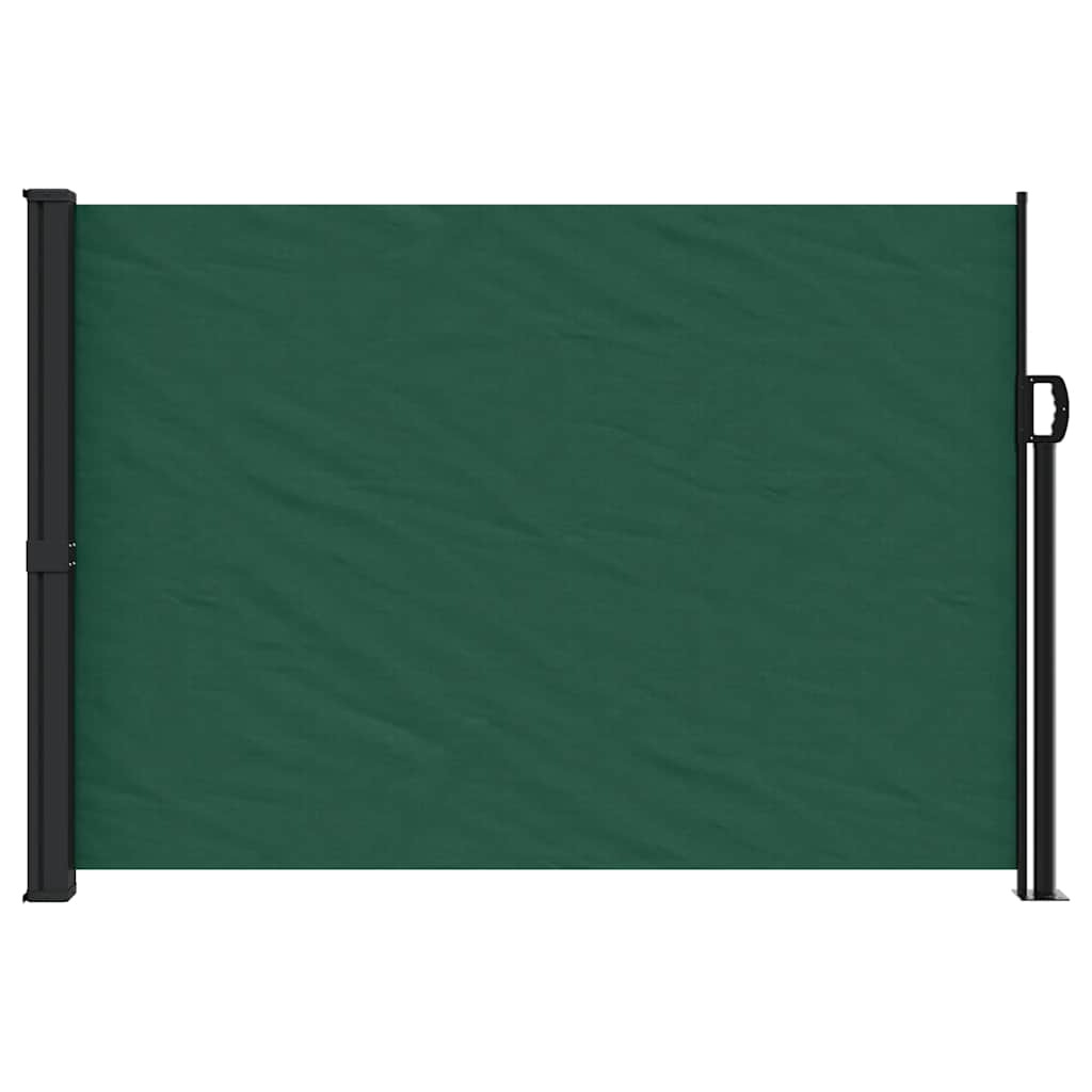 Vidaxl windscherm uittrekbaar 140x300 cm donkergroen