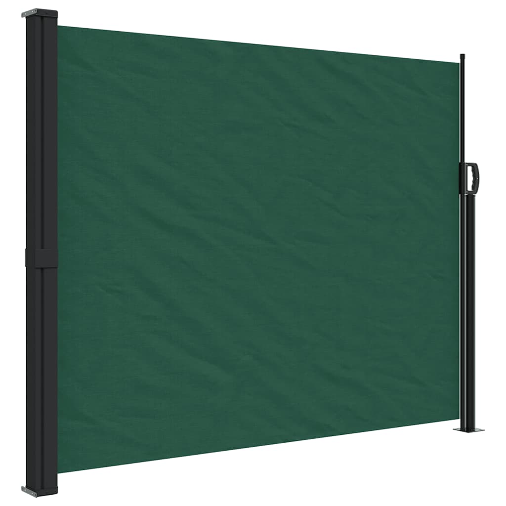 Vidaxl windscherm uittrekbaar 160x500 cm donkergroen