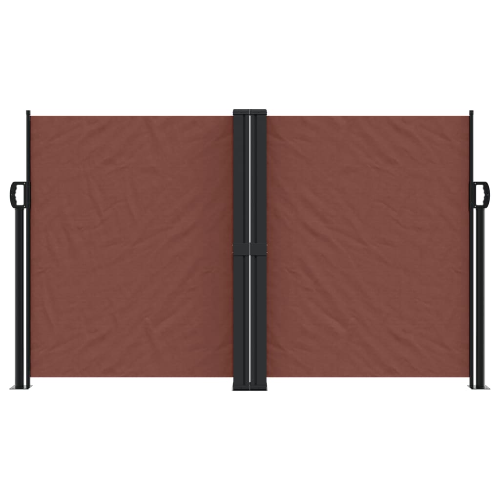 Vidaxl windscherm uittrekbaar 140x600 cm bruin