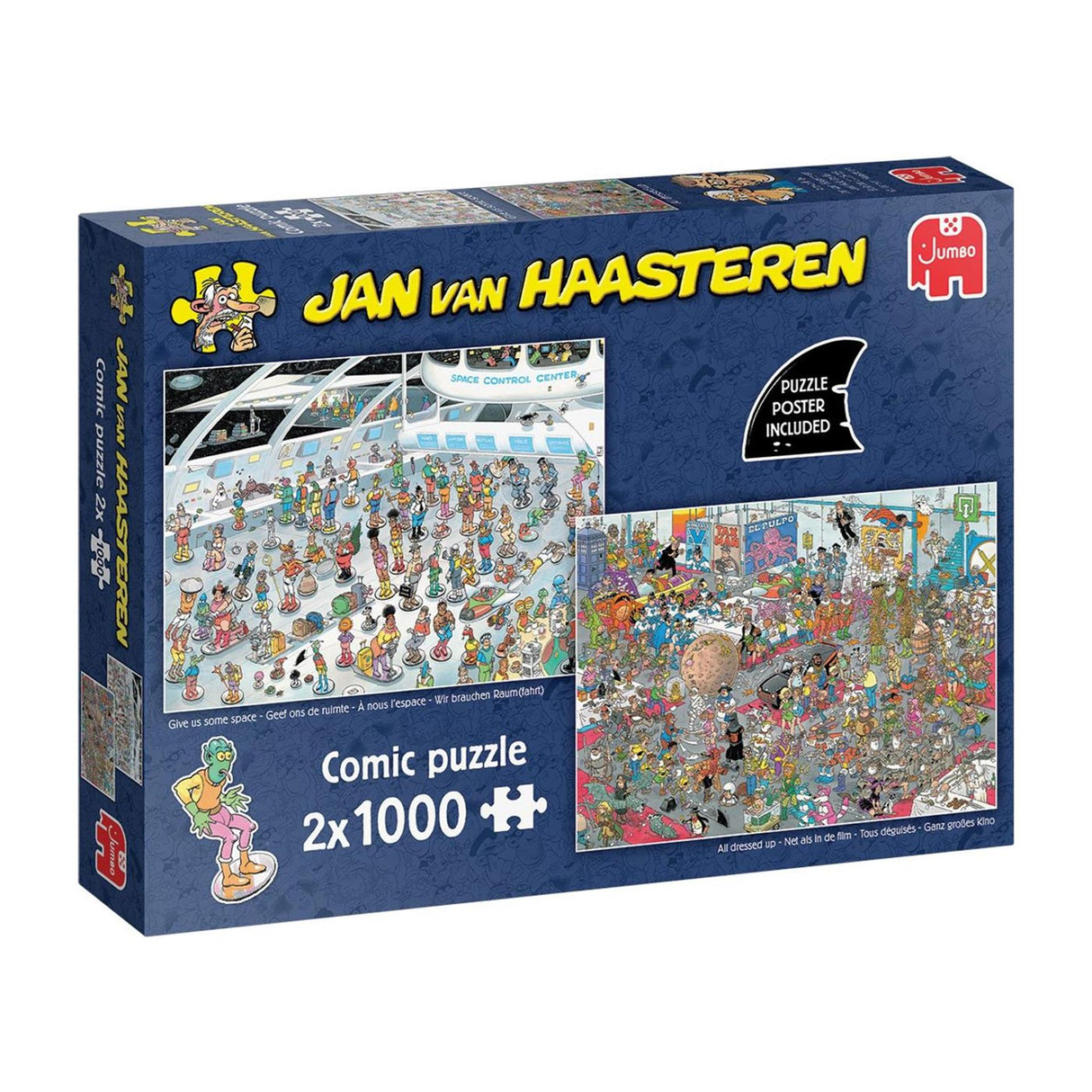 Jumbo jan van haasteren geef ons de ruimte net als in de film 2x1000 stukjes fsc mix 70%