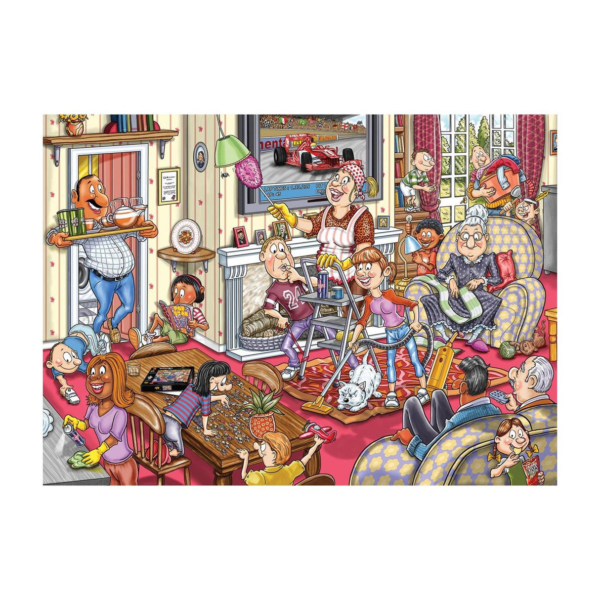 Jumbo wasgij retro mystery 10 - de voorjaars-schoonmaak! - 1000st.