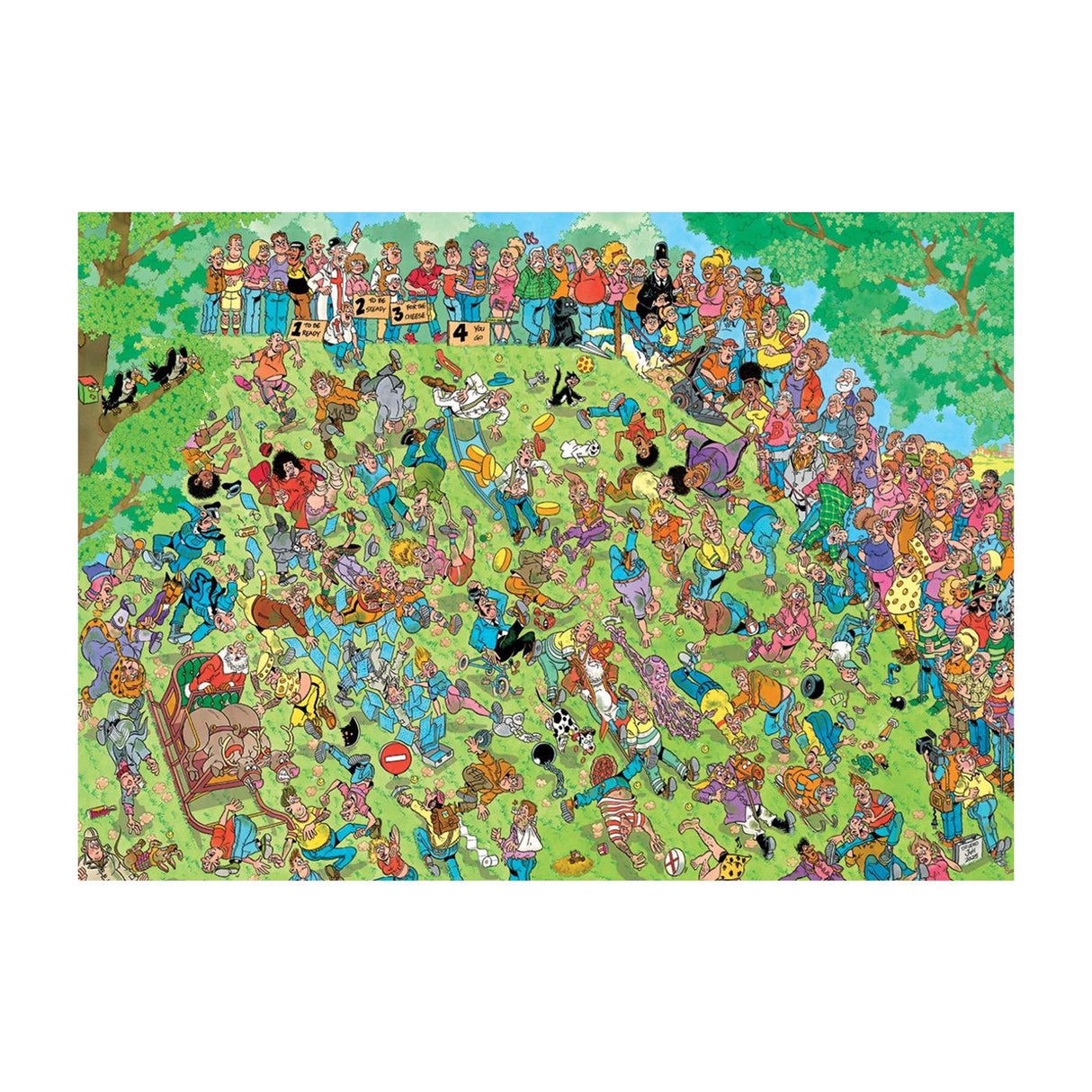 Jumbo jan van haasteren puzzel titel grijp de kaas! 1000 stukjes