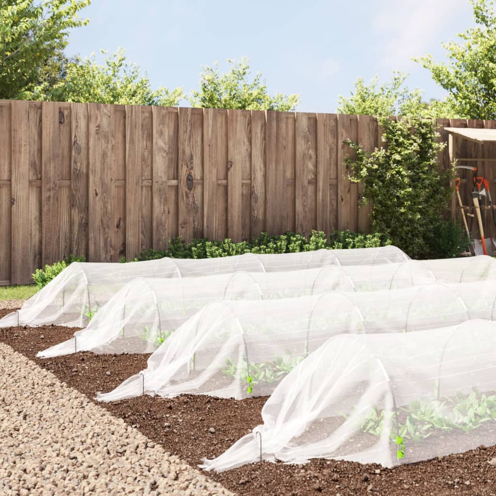 Vidaxl kweektunnels 4 st 1,5x5 m glasvezel en polypropeen