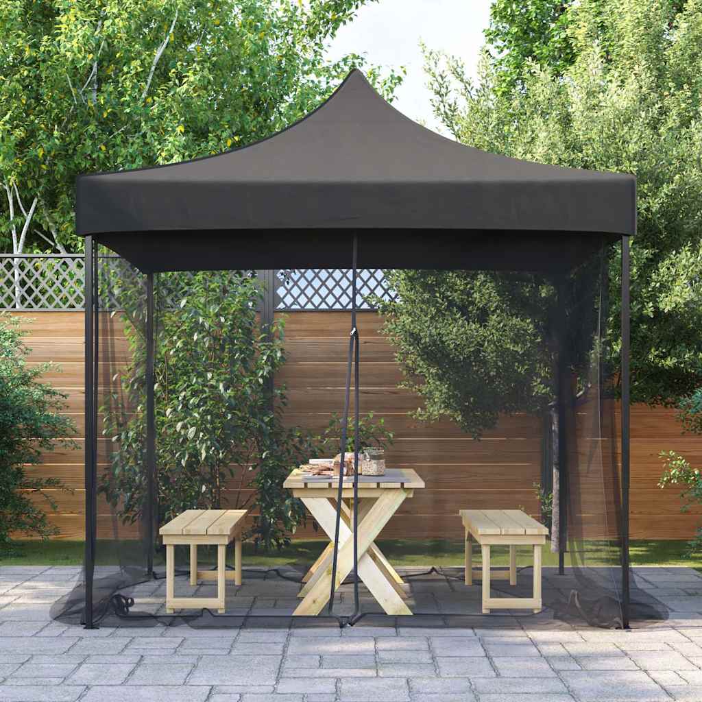 Vidaxl klamboe voor buiten 220 gaas zwart 300x300x200 cm
