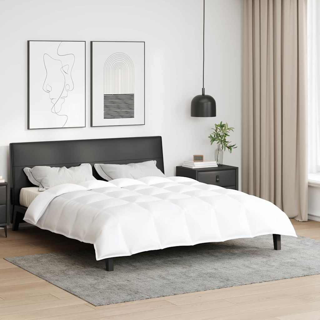 Vidaxl 2-in-1 dekbed wit 260 x 220 cm veren
