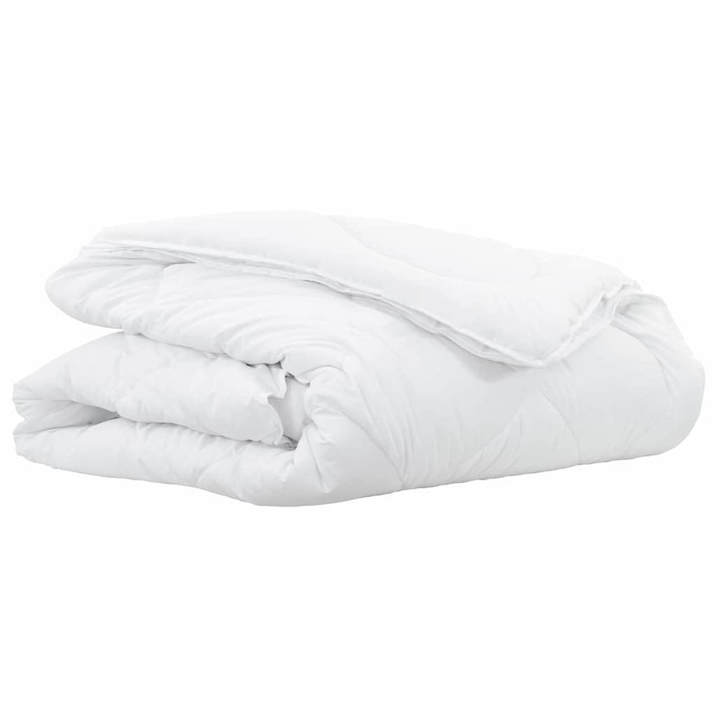 Vidaxl 2-in-1 dekbed wit 155 x 200 cm polyester