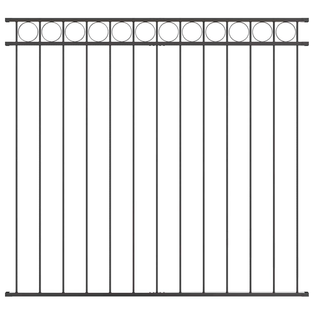 Vidaxl hecelement grijs 170 x 120 cm staal