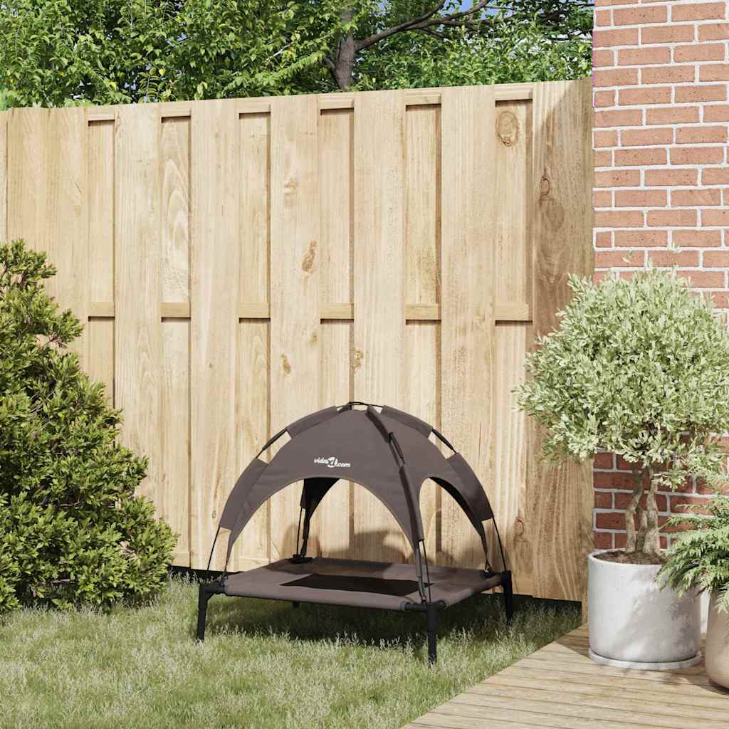 Vidaxl hondenbed bruin 76 x 62 x 70,5 cm staal