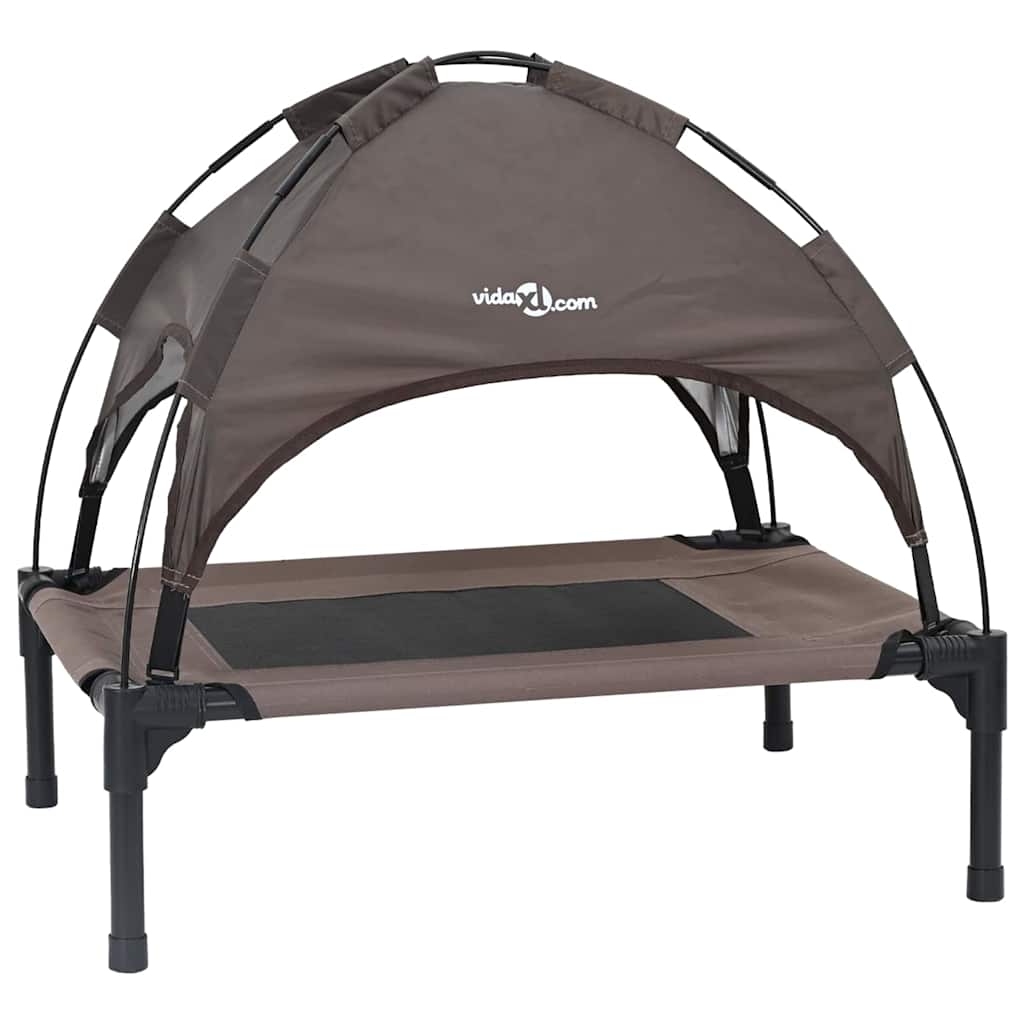 Vidaxl hondenbed bruin 76 x 62 x 70,5 cm staal