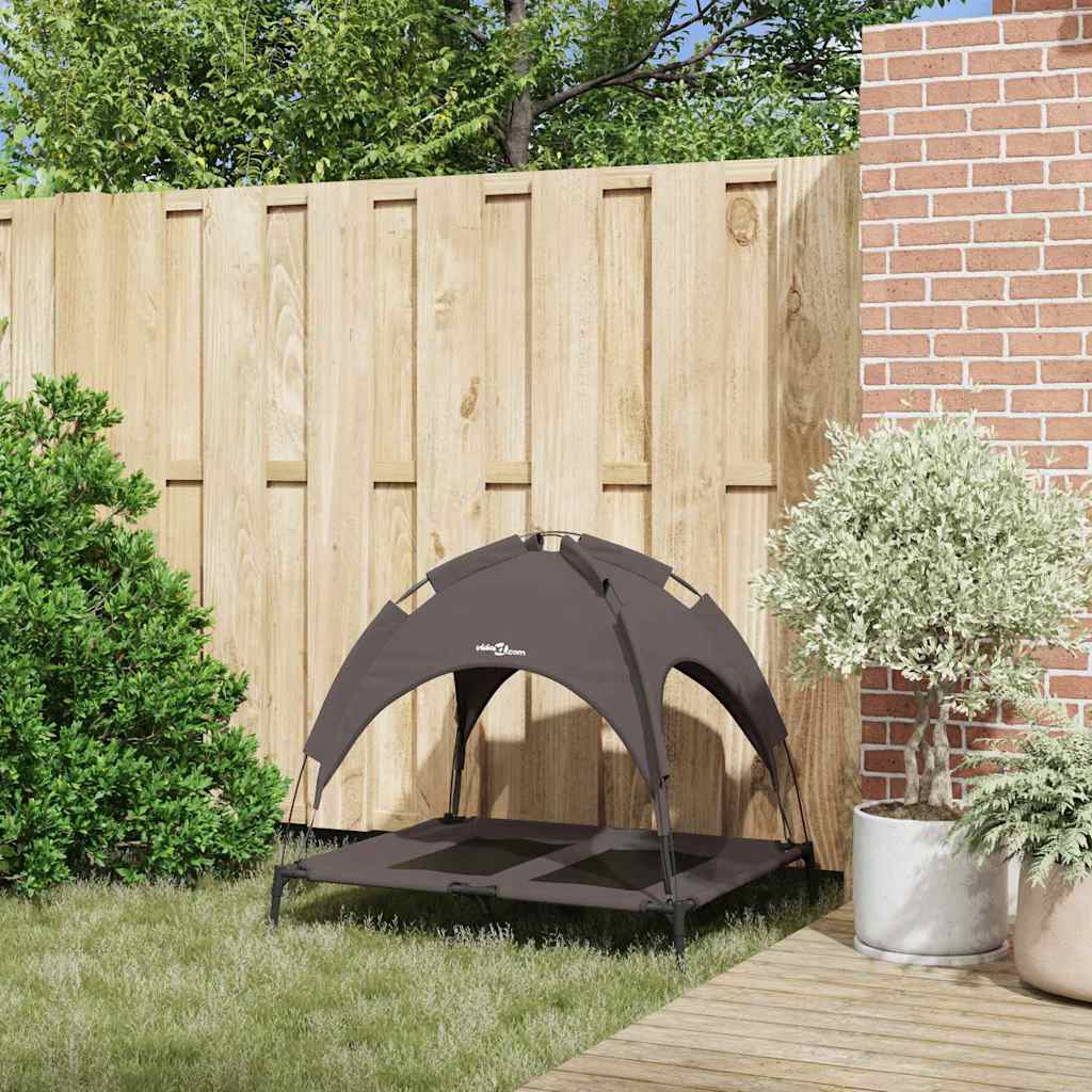 Vidaxl hondenbed bruin 92 x 77 x 82,5 cm staal