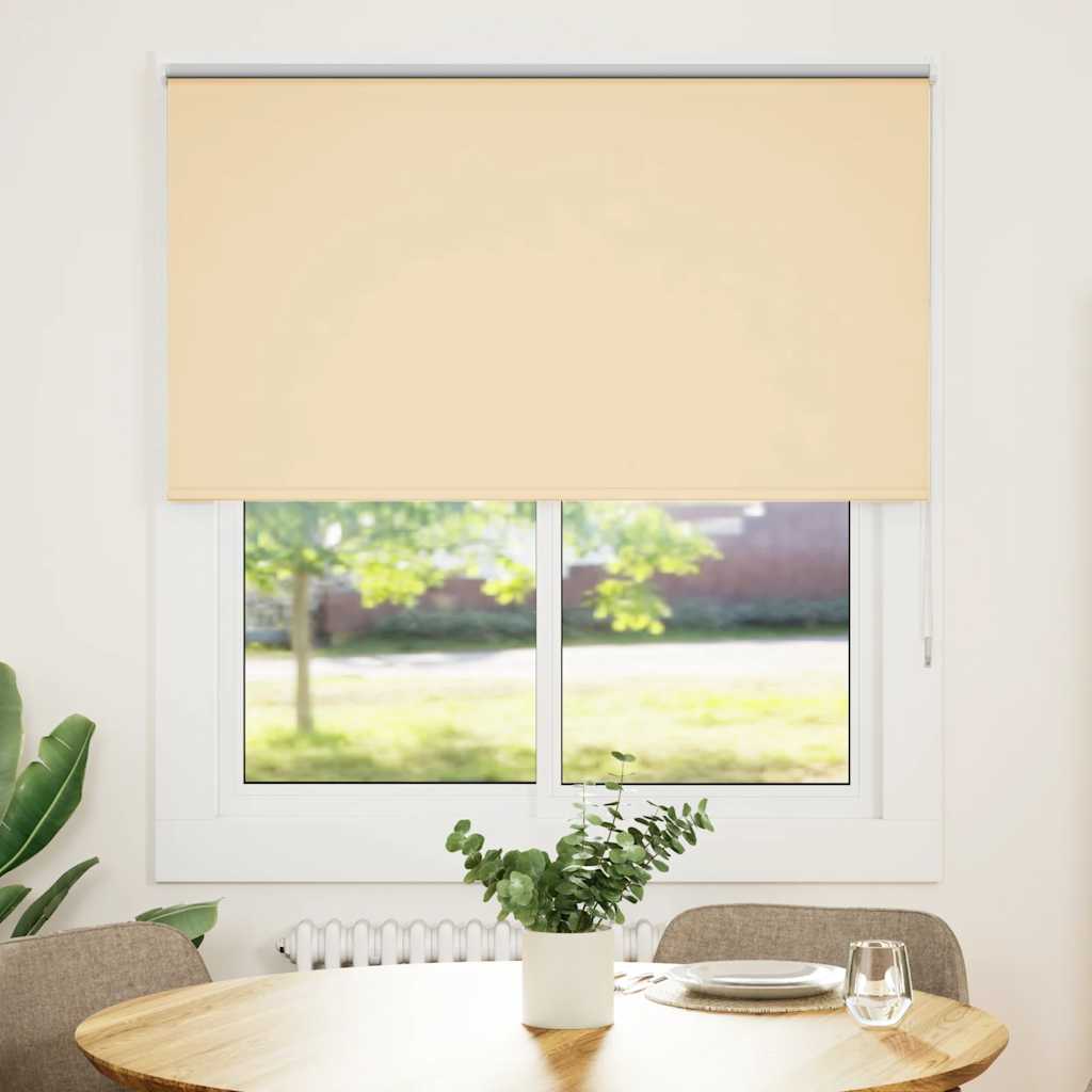 Vidaxl rolgordijn verduisterend 135x175 cm stofbreedte 131,6 cm beige