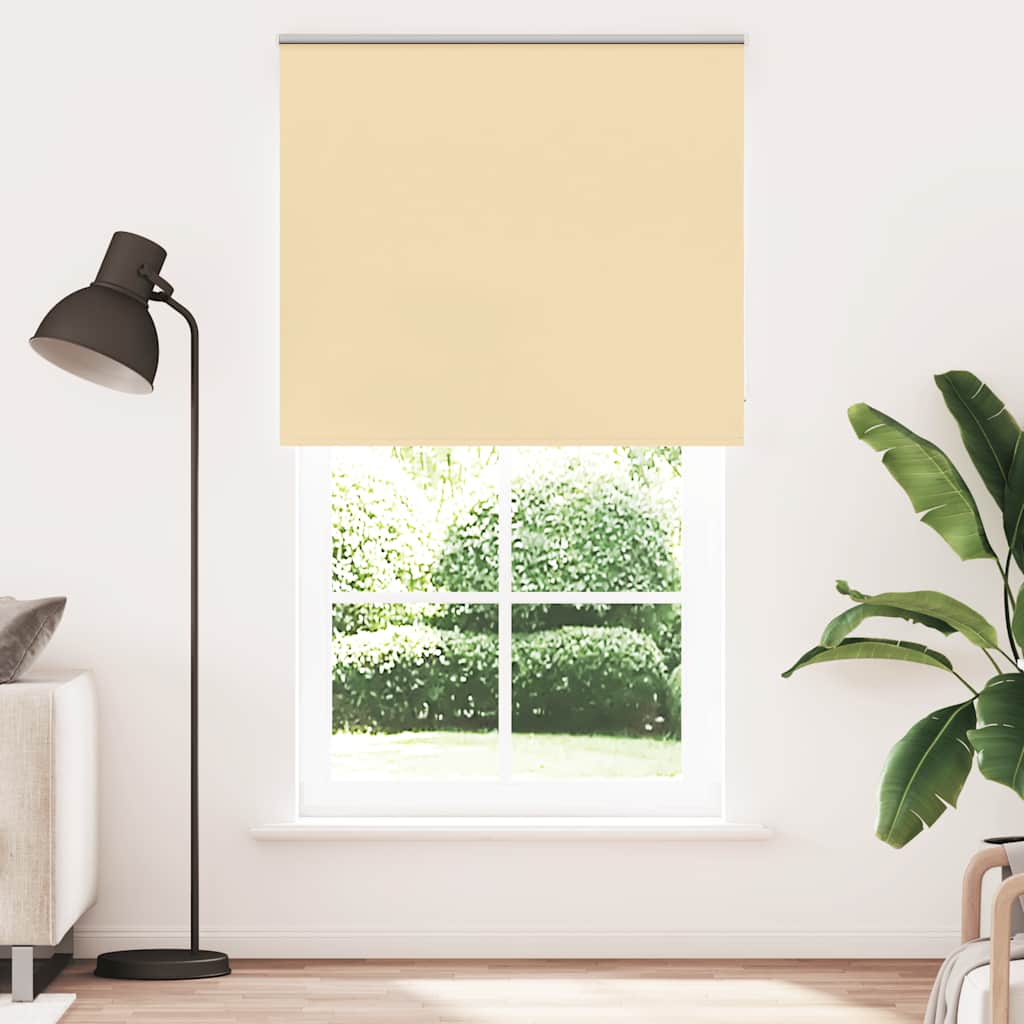 Vidaxl rolgordijn verduisterend 120x210 cm stofbreedte 116,6 cm beige
