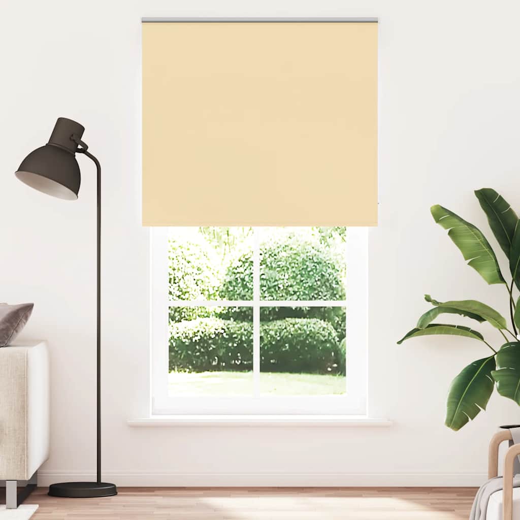 Vidaxl rolgordijn verduisterend 135x210 cm stofbreedte 131,6 cm beige