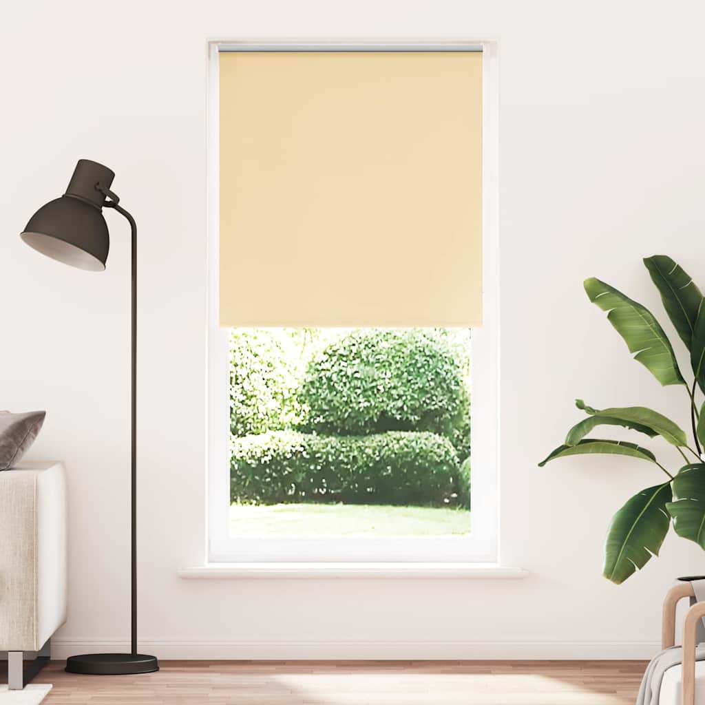 Vidaxl rolgordijn verduisterend 115x230 cm stofbreedte 110,7 cm beige