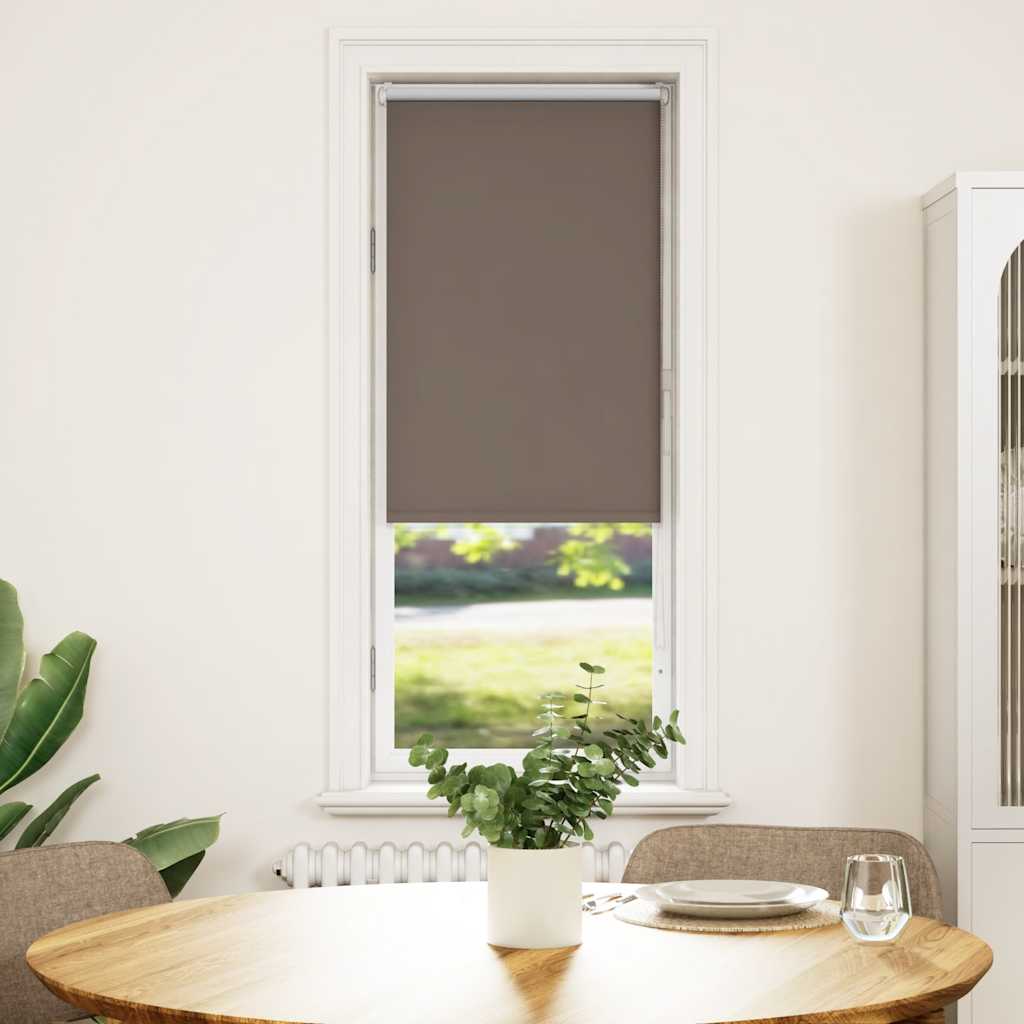 Vidaxl rolgordijn verduisterend koffie 50x130 cm stofbreedte 45,7 cm